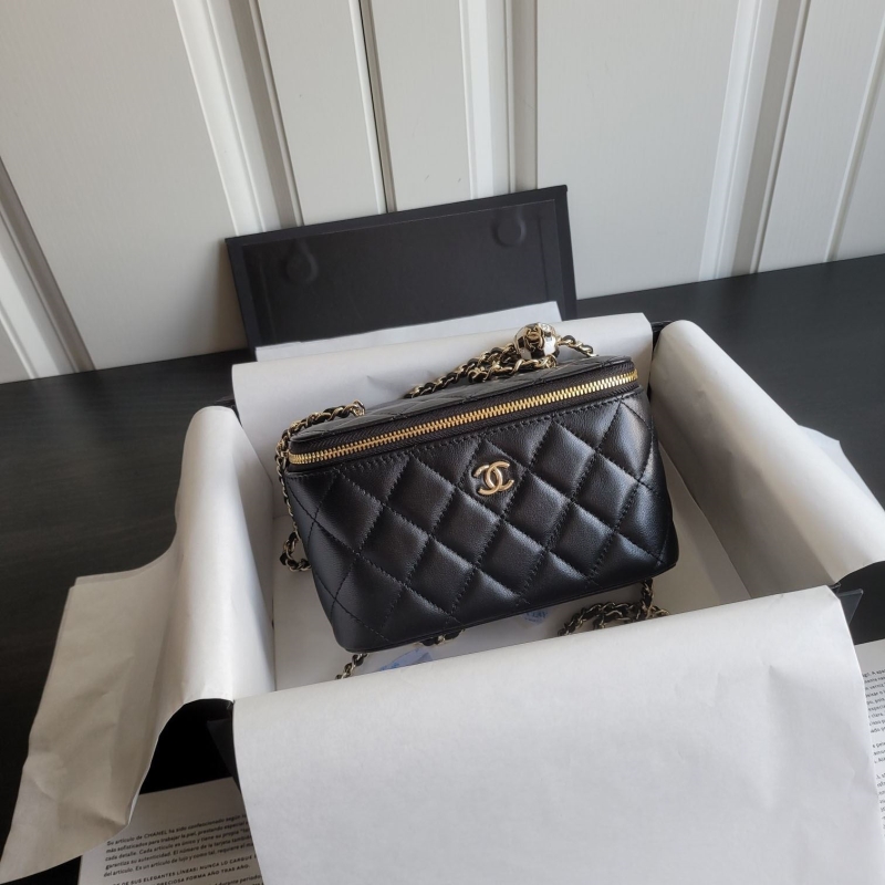 Ch*el cosmetic bags